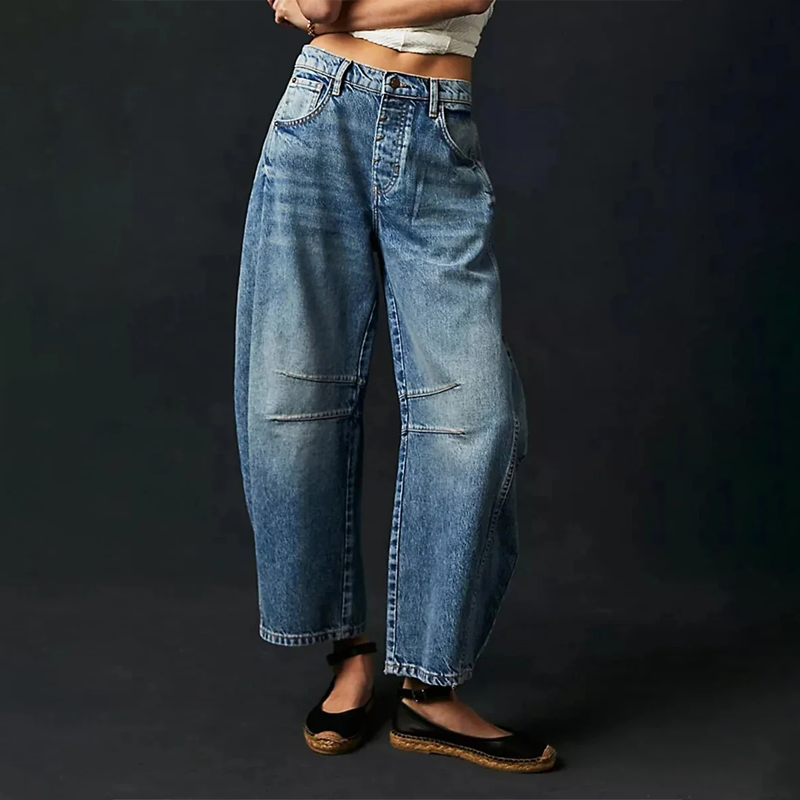 Rocky Wide-Leg Jeans - Dames - Hoge Taille & Comfortabel Ontwerp