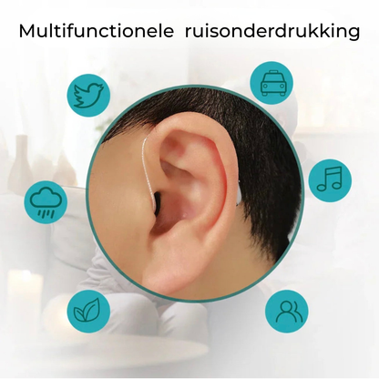 Bluetooth gehoorappara2.0 gehoorapparaat – Oplaadbaar Bluetooth toestel voor senioren en helderder geluidat met slimme appbediening en ruisonderdrukking