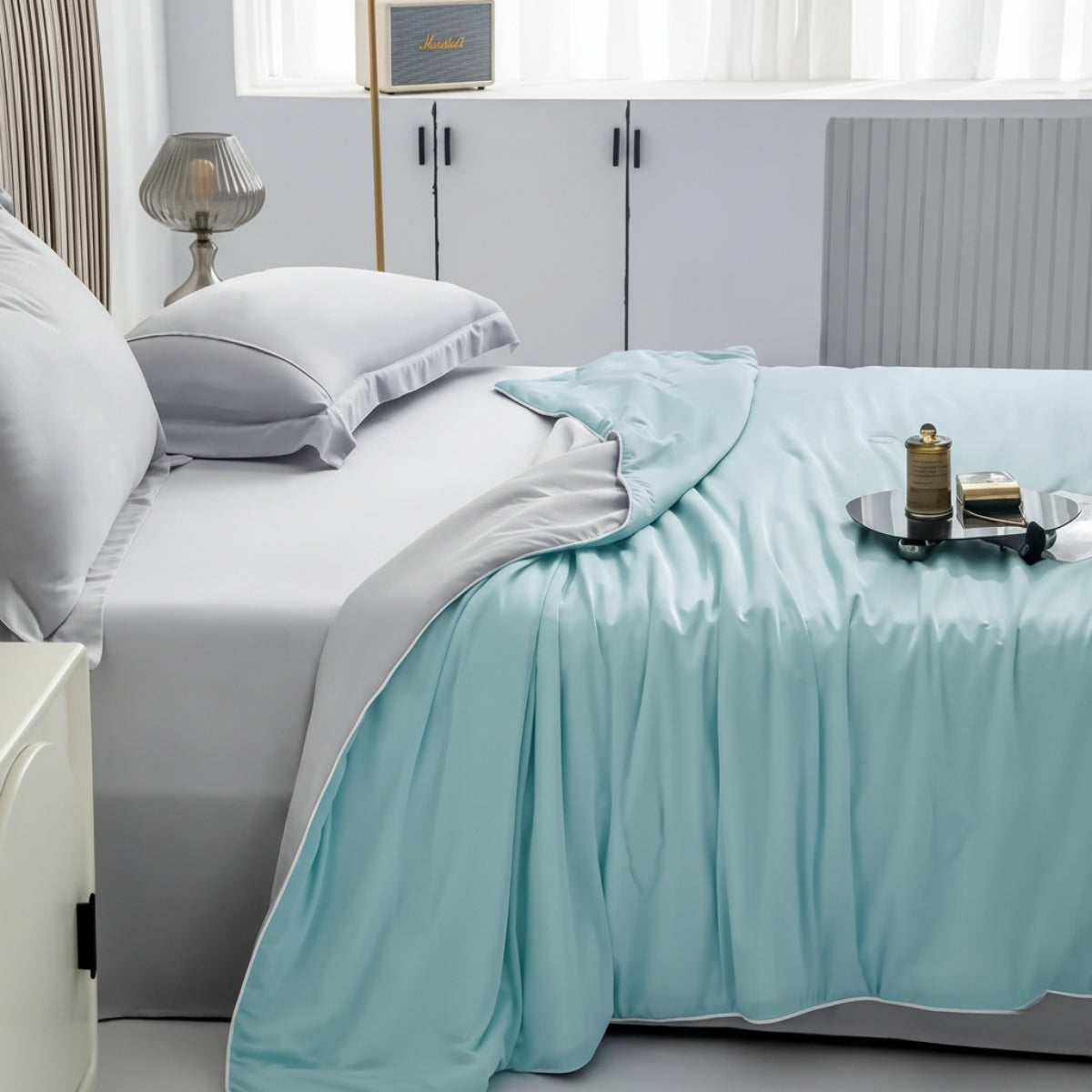 Koelend dekbed ademend lichtgewicht koeldeken voor warme slapers