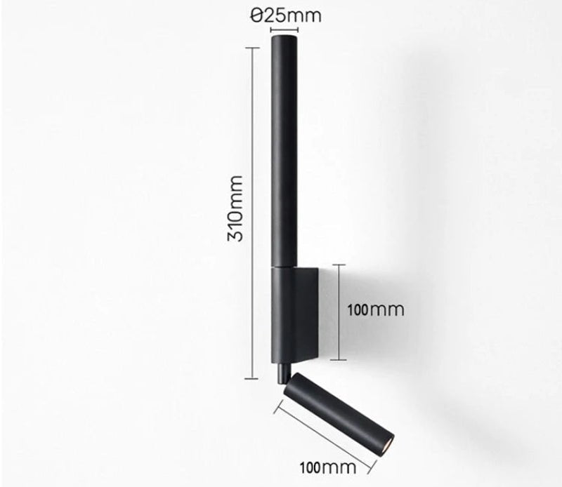 LED wandlamp warm licht minimalistisch design voor binnen