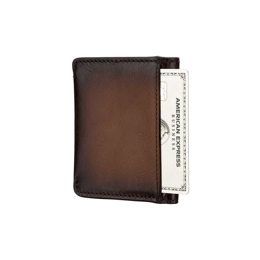 Cash & Card Wallet - Unisex - Stijlvolle leren portemonnee met RFID-bescherming en compacte pasvorm