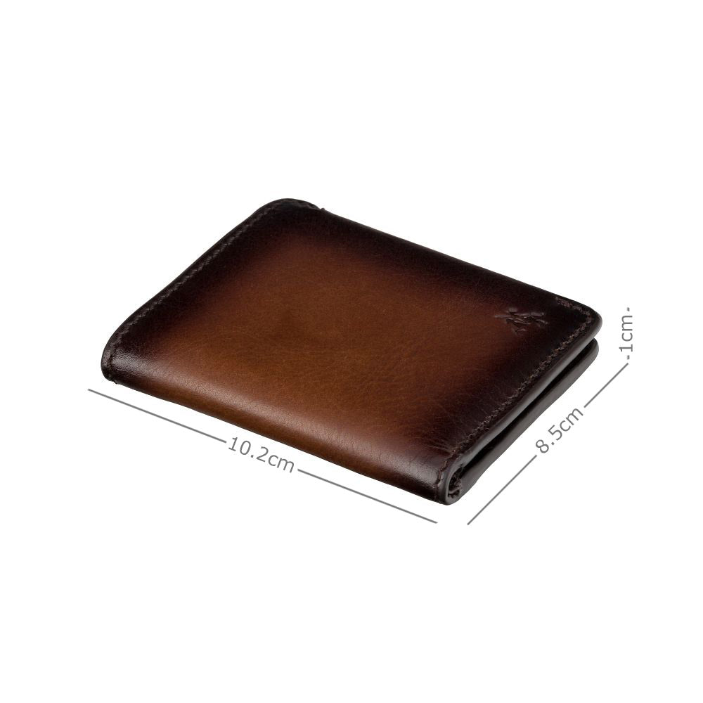 Cash & Card Wallet - Unisex - Stijlvolle leren portemonnee met RFID-bescherming en compacte pasvorm