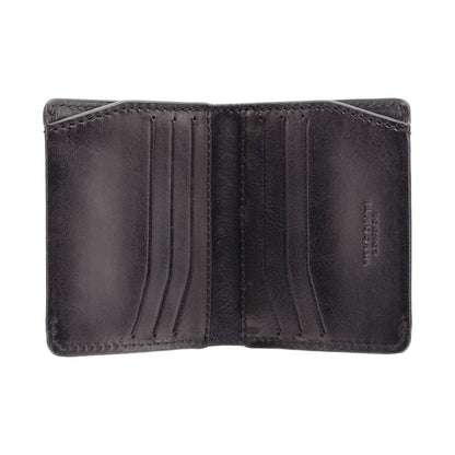 Cash & Card Wallet - Unisex - Stijlvolle leren portemonnee met RFID-bescherming en compacte pasvorm