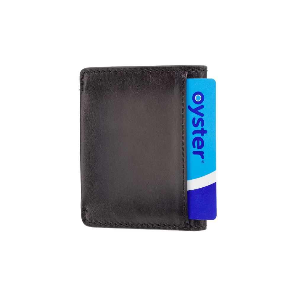 Cash & Card Wallet - Unisex - Stijlvolle leren portemonnee met RFID-bescherming en compacte pasvorm