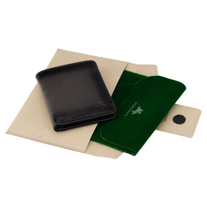 Cash & Card Wallet - Unisex - Stijlvolle leren portemonnee met RFID-bescherming en compacte pasvorm