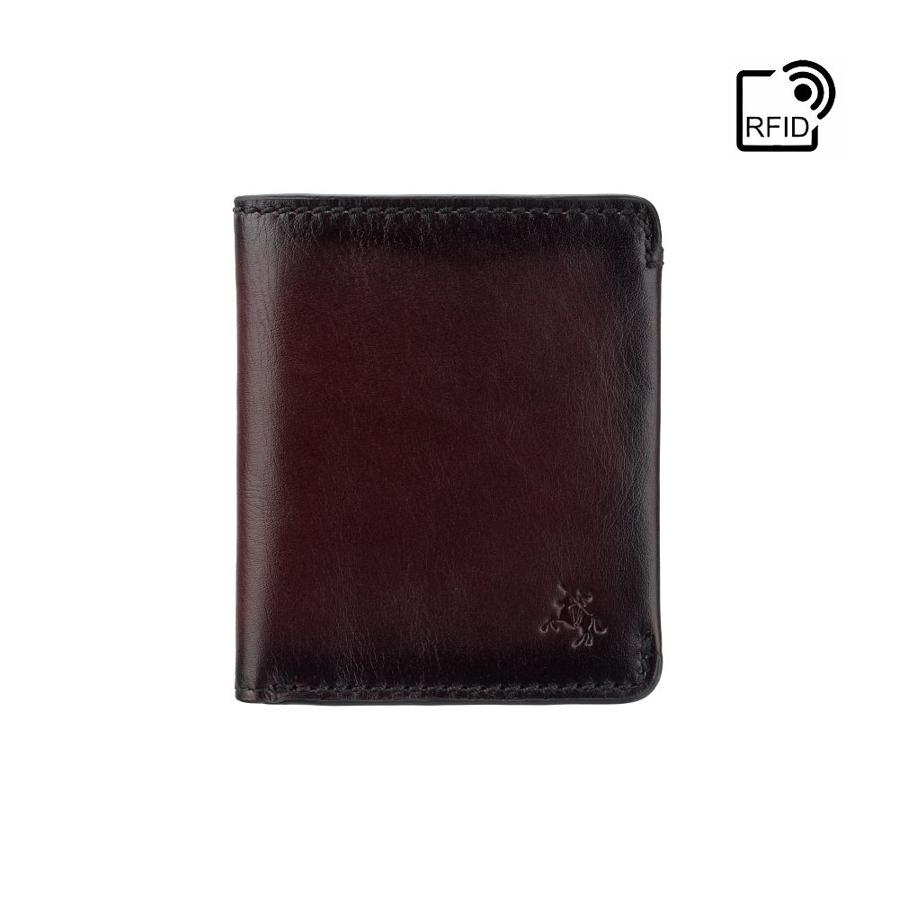 Cash & Card Wallet - Unisex - Stijlvolle leren portemonnee met RFID-bescherming en compacte pasvorm