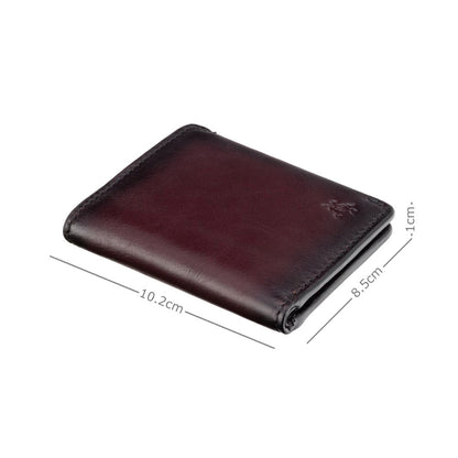 Cash & Card Wallet - Unisex - Stijlvolle leren portemonnee met RFID-bescherming en compacte pasvorm