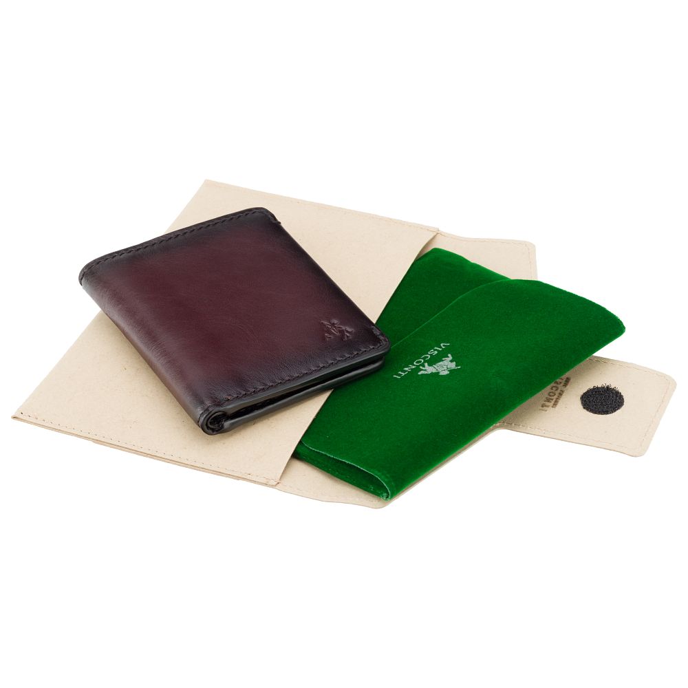 Cash & Card Wallet - Unisex - Stijlvolle leren portemonnee met RFID-bescherming en compacte pasvorm