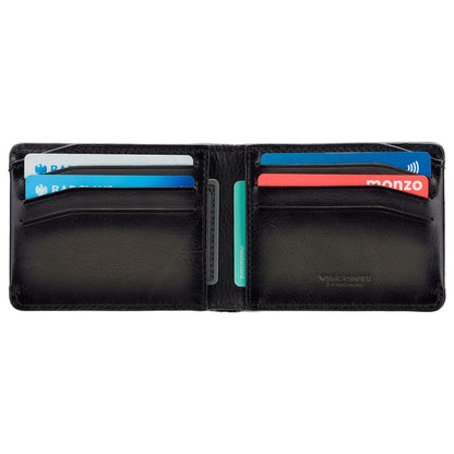 Slimme Wallet - Unisex - Vespa Cash & Card - Stijlvol, Compact en Leer - Perfect voor Dagelijks Gebruik