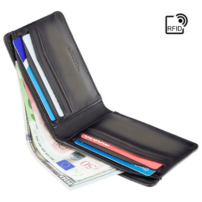 Slimme Wallet - Unisex - Vespa Cash & Card - Stijlvol, Compact en Leer - Perfect voor Dagelijks Gebruik