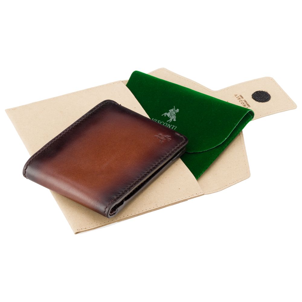 Slimme Portemonnee - Unisex - Zanotti Cash & Card Wallet van Leer met Minimalistisch Design en Slim Profiel