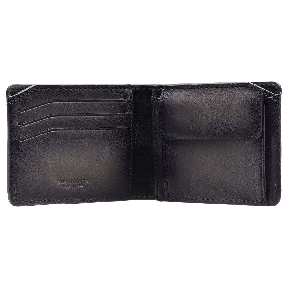 Slimme Portemonnee - Unisex - Zanotti Cash & Card Wallet van Leer met Minimalistisch Design en Slim Profiel