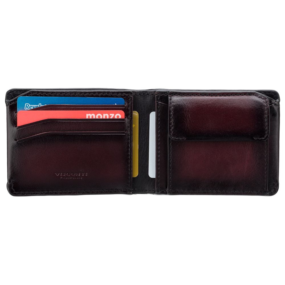 Slimme Portemonnee - Unisex - Zanotti Cash & Card Wallet van Leer met Minimalistisch Design en Slim Profiel