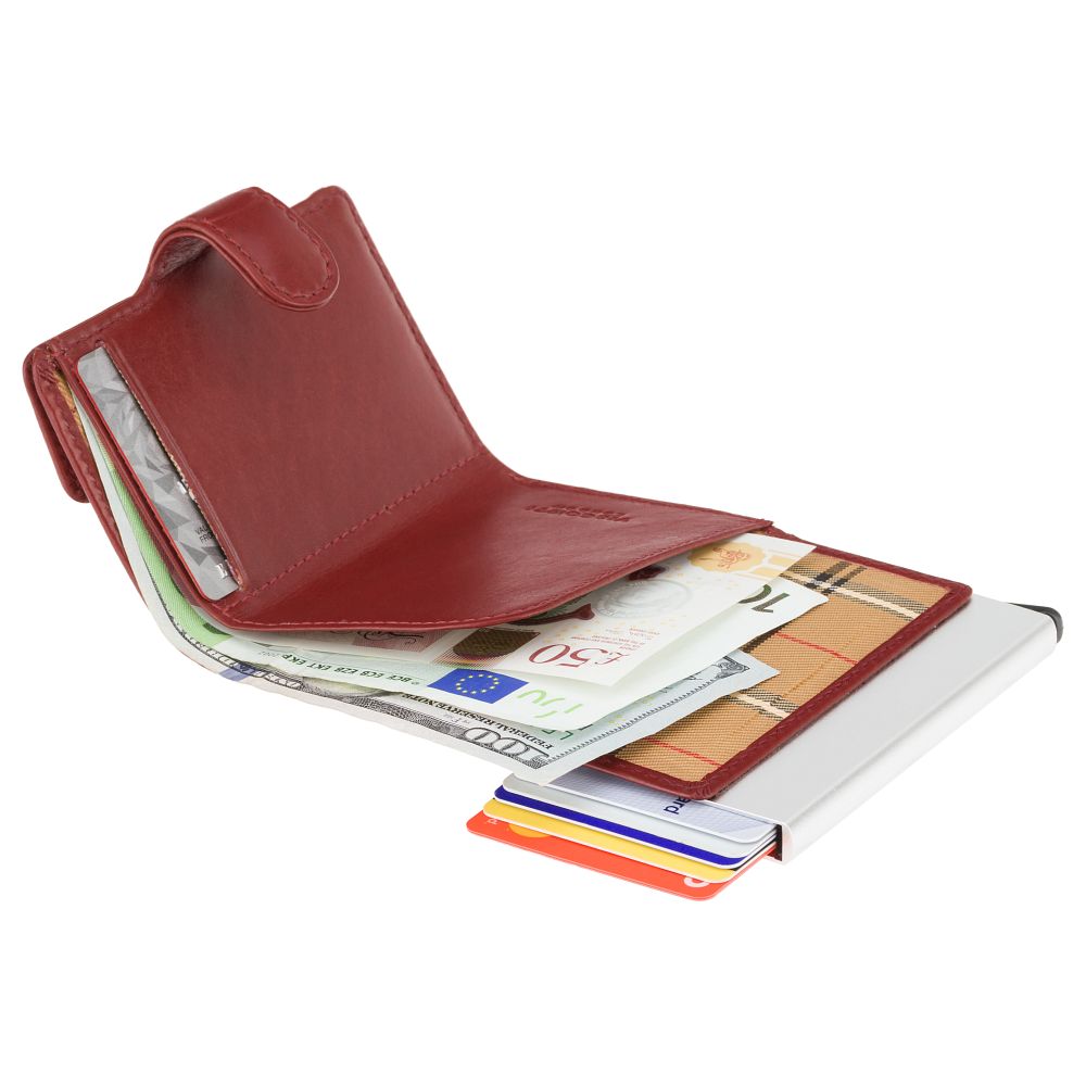 Dunne Portemonnee Unisex - RFID Bescherming - 6 Kaarten - Compact en Stijlvol - Sunny-Amsterdam