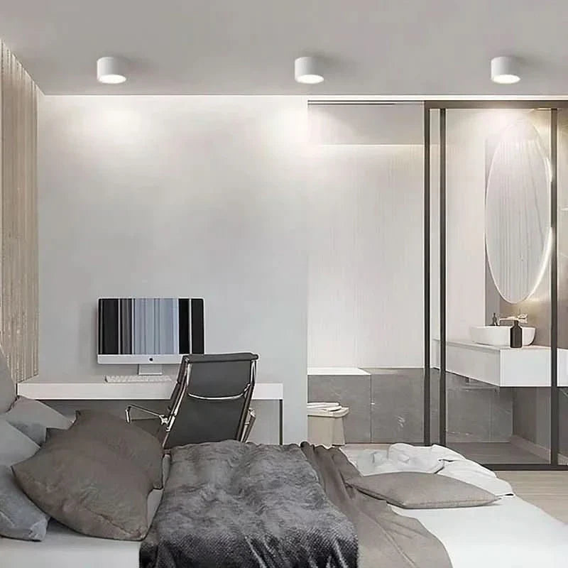 NordicGlow LED plafondlamp modern design energiezuinig in zwart of wit