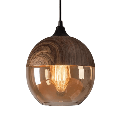 Houten Plafondlamp Warm Licht en Scandinavisch Design