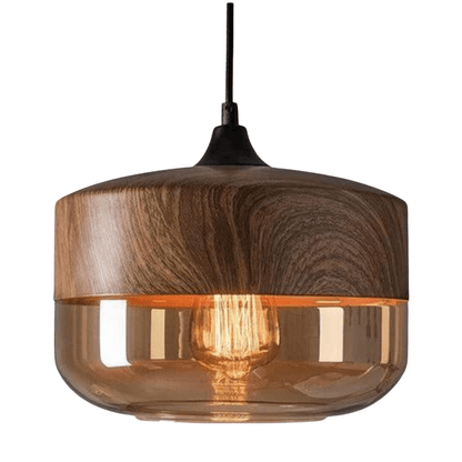 Houten Plafondlamp Warm Licht en Scandinavisch Design