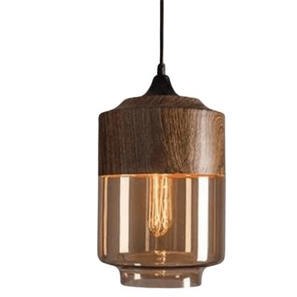 Houten Plafondlamp Warm Licht en Scandinavisch Design