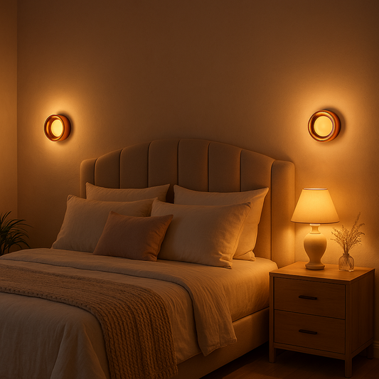 Minimalistische wandlamp met sfeervolle LED verlichting voor woonkamer en hal