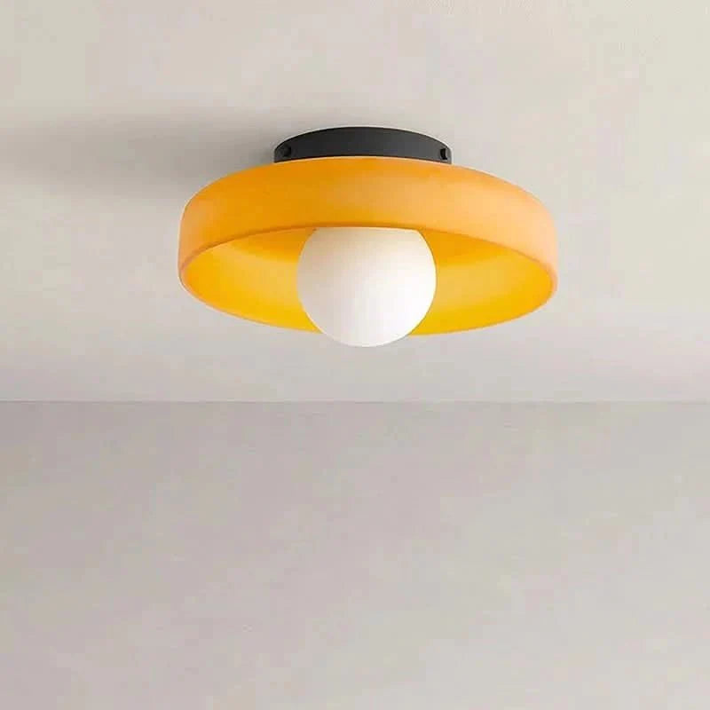 GlassGlow plafondlamp van transparant glas met Scandinavisch design