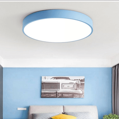 LED plafondlamp van hout in Scandinavische stijl