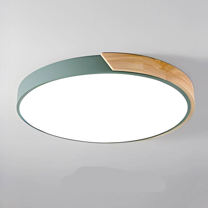 LED plafondlamp van hout in Scandinavische stijl