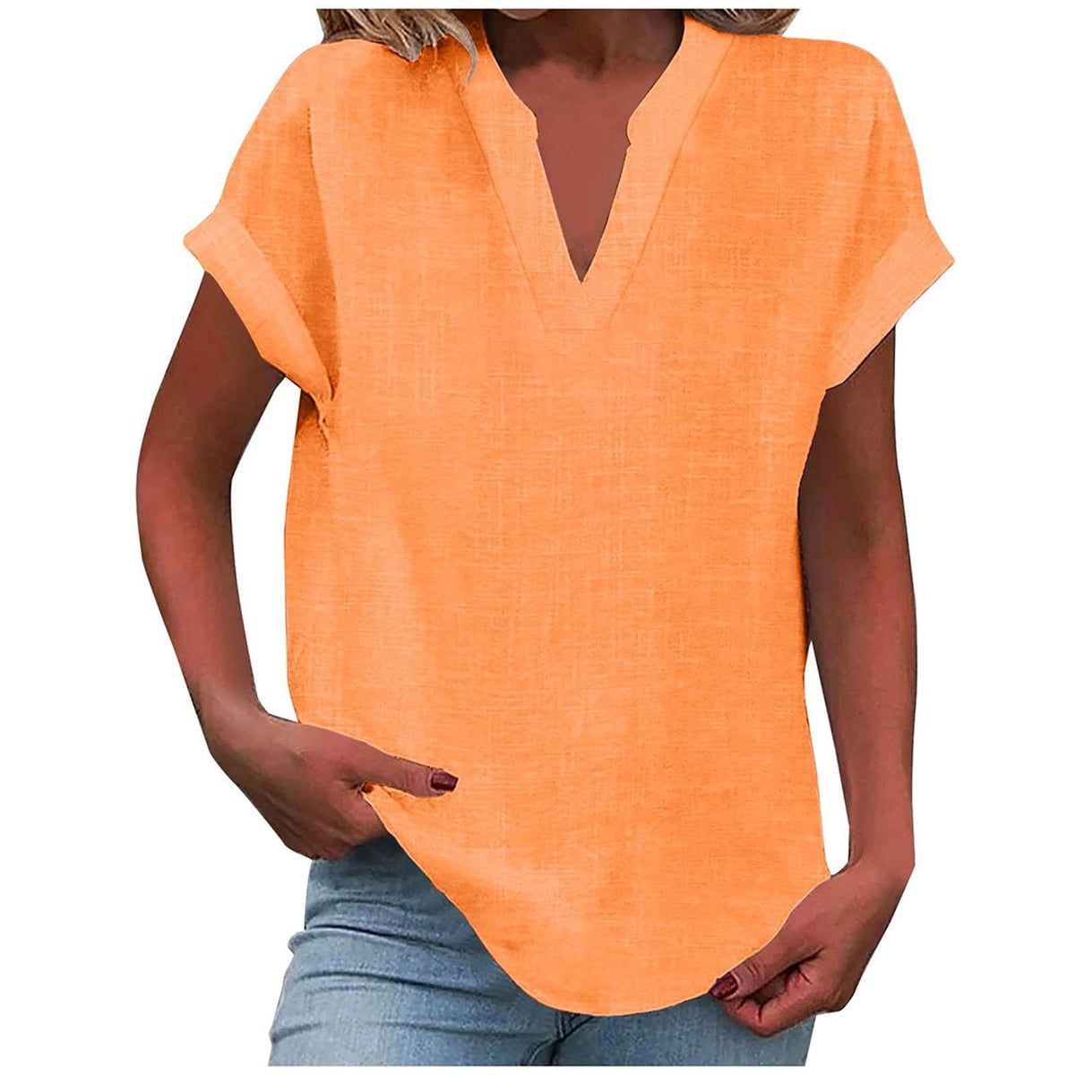 Blouse dames zwart V-hals - tijdloos basisstuk