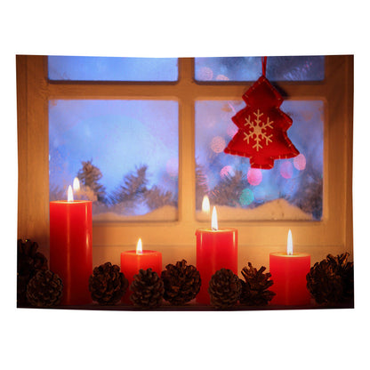 Wandtapijt Kerstdecoratie - Multifunctioneel - Polyester - Zonnegodin Patroon