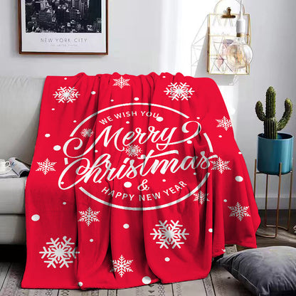 Suzans Kerstdesign - Fleece Deken - Rijk aan Warmte - Uniek Kerstthema.