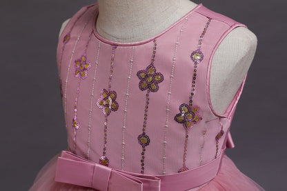 Feestelijke Prinsessenjurk - Gelaagd Design - Polyester/Tule - Voor Elk Seizoen