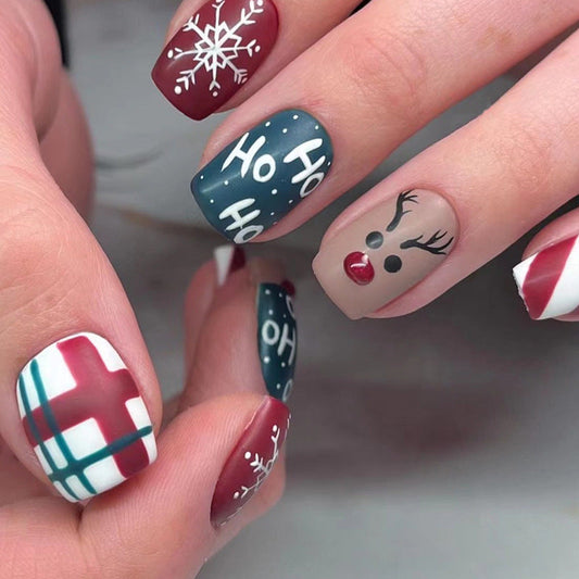 Nagels voor Vrouwen - Makkelijk aan te brengen, Perfect voor Feestdagen