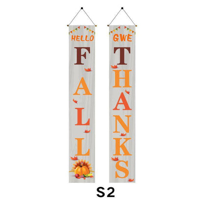 Florence - Thanksgiving Deurdecoratie Set - Beige - Polyester en Oxford Stof