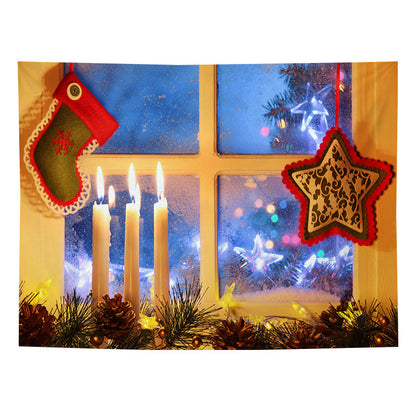 Wandtapijt Kerstdecoratie - Multifunctioneel - Polyester - Zonnegodin Patroon