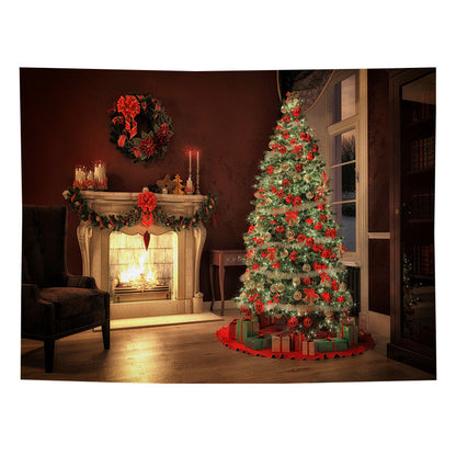 Wandtapijt Kerstdecoratie - Multifunctioneel - Polyester - Zonnegodin Patroon