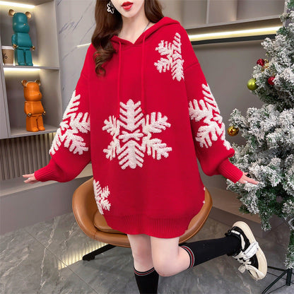 Festive Florence - Kerst Wintersweater - Groen - Polyester met Kerstboomprint