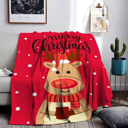 Suzans Kerstdesign - Fleece Deken - Rijk aan Warmte - Uniek Kerstthema.