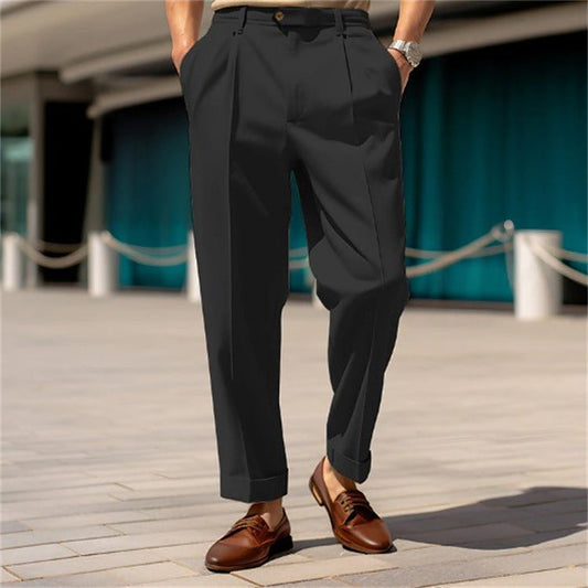 Heren pantalonbroek - Rechte Pasvorm - Elegant en Comfortabel - Perfect voor Formele Gelegenheden