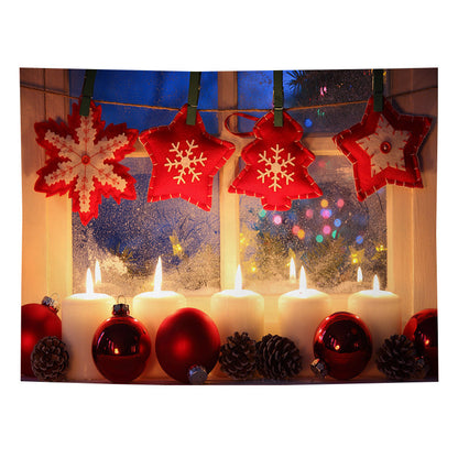 Wandtapijt Kerstdecoratie - Multifunctioneel - Polyester - Zonnegodin Patroon