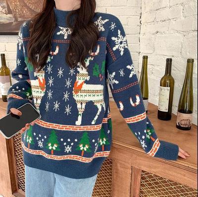 Gebreide  Kerst Sweater voor Dames