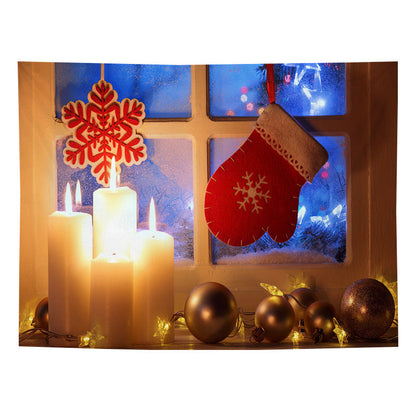 Wandtapijt Kerstdecoratie - Multifunctioneel - Polyester - Zonnegodin Patroon