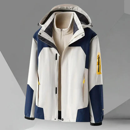 Heren Windbreaker - Met Capuchon - Waterafstotend en Ademend - Tijdloos Design