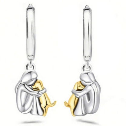 Halsketting met Hondenpoot en Hart – Elegant Sieraad voor Hondenliefhebbers