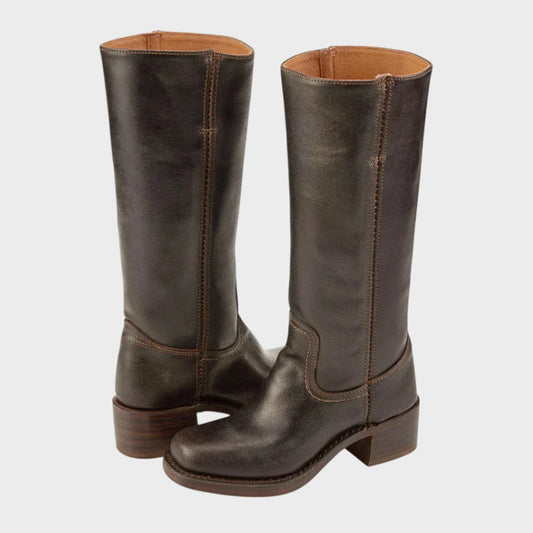 Lange Rijlaarzen – Klassieke Elegante Laarzen met Comfortabele Hak & Tijdloos Design