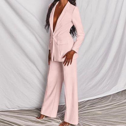 Chique blazer en broek set dames, elegant tweedelig - foto 7