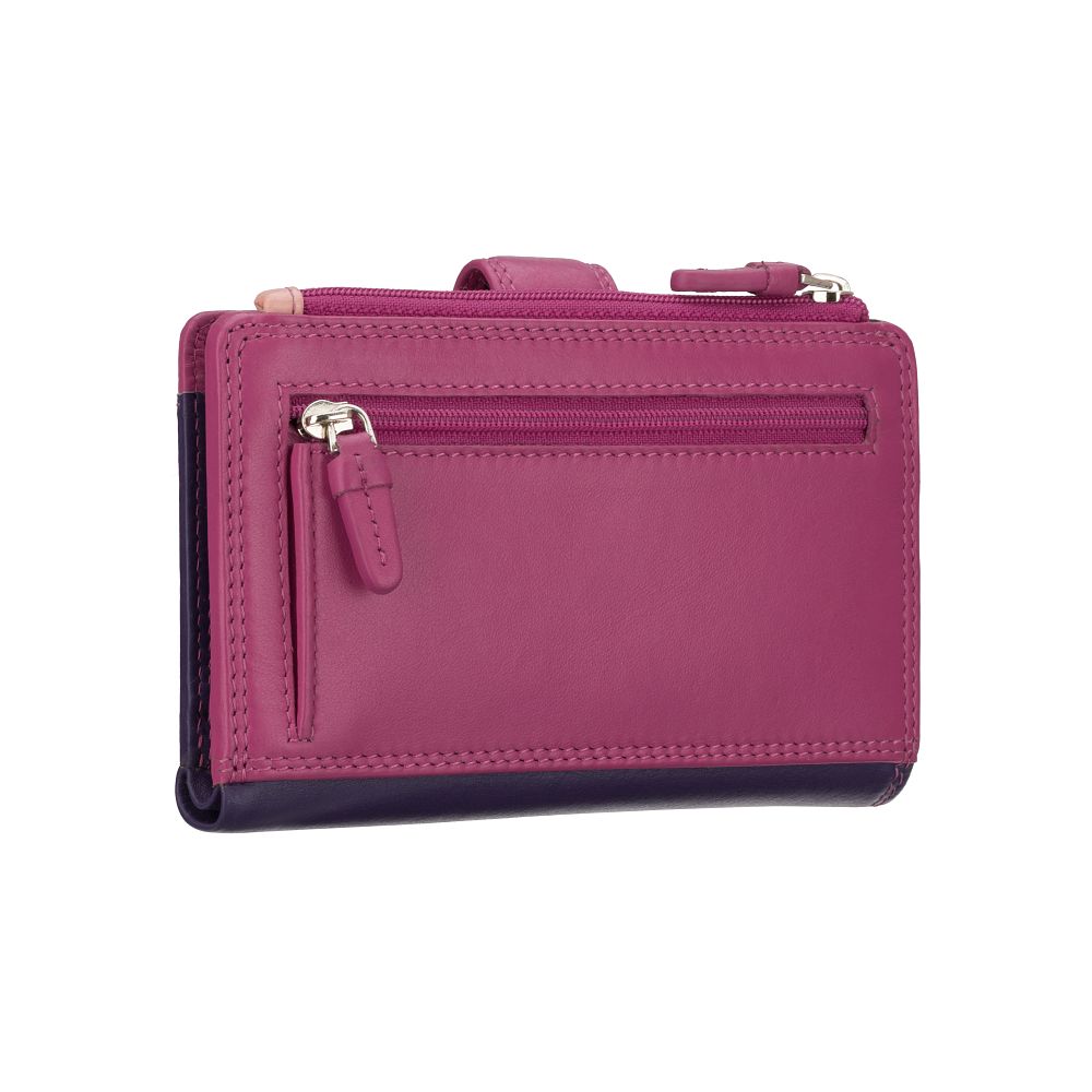 Cayman Cash & Coin Purse - Unisex - Stijlvolle Leer Portemonnee met Rits en Ruimte voor Muntgeld en Briefgeld