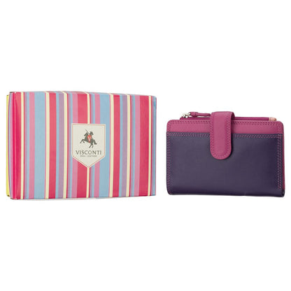 Cayman Cash & Coin Purse - Unisex - Stijlvolle Leer Portemonnee met Rits en Ruimte voor Muntgeld en Briefgeld