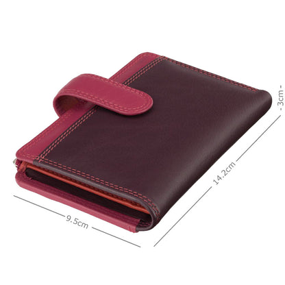 Cayman Cash & Coin Purse - Unisex - Stijlvolle Leer Portemonnee met Rits en Ruimte voor Muntgeld en Briefgeld