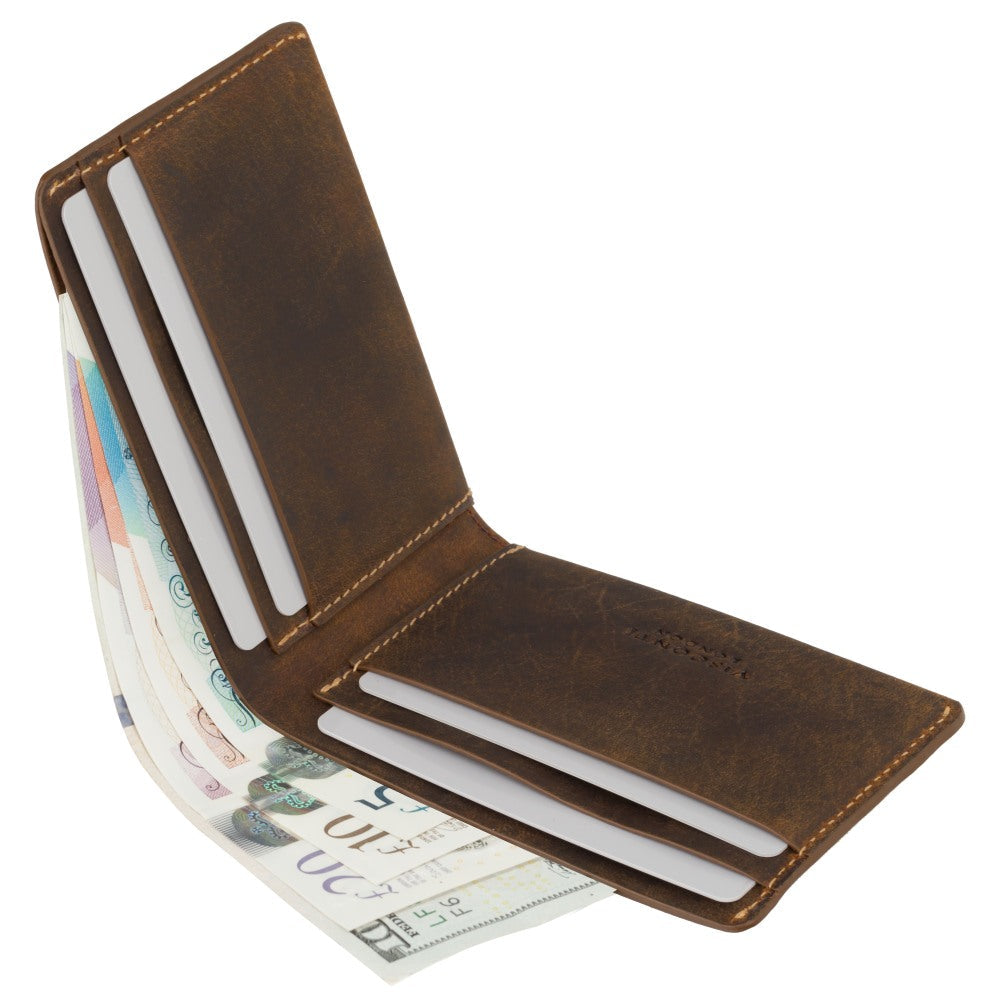 Cash & Card Wallet - Unisex - Stijlvolle Leer Portemonnee met Rits en Meerdere Kaartvakken voor Geld en Kaarten