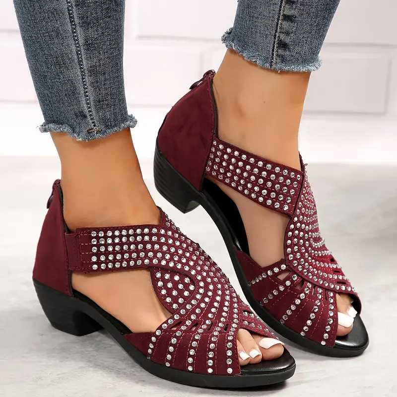 Sandalen met Nayrubi-stenen - Elastische Band - Comfortabele Zool