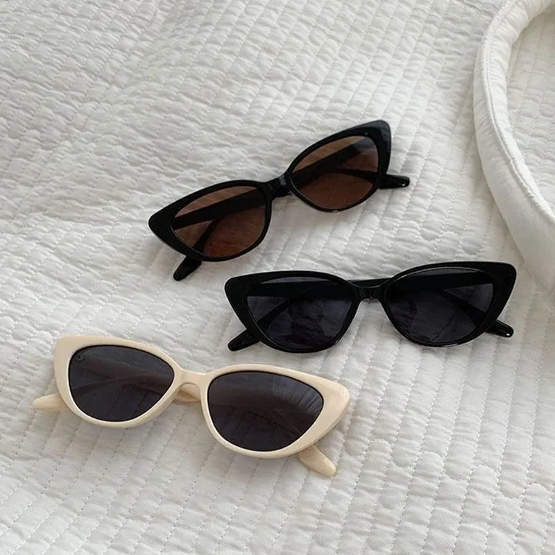 Cat eye zonnebril dames met retro montuur